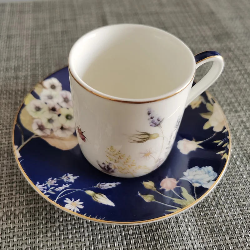 Высококачественные Новые костяные Керамические Кофейные Наборы, кофейная чашка эспрессо и блюдца, чайные чашки и блюдца