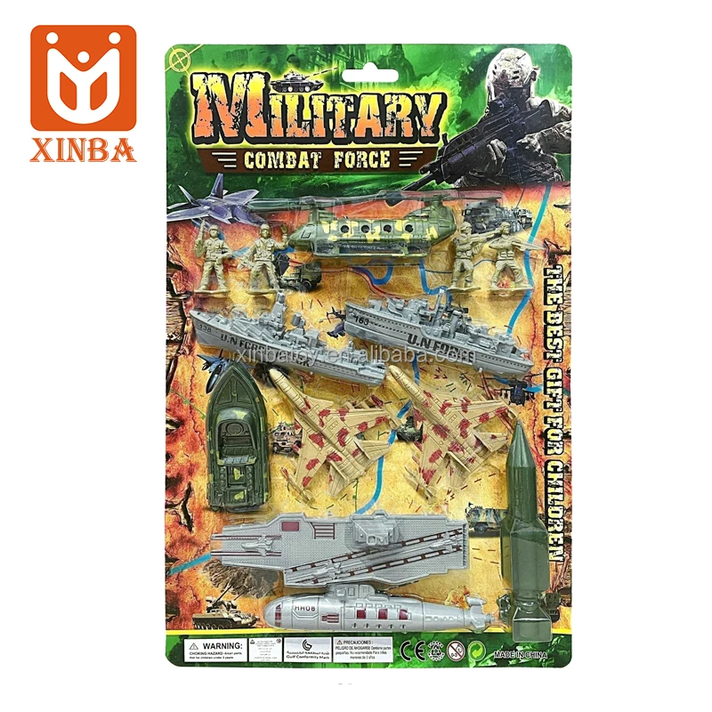 Wholesale Army Men Mini Soldier Toy Pretend Play Military Toy Vehicle Plastic Boys Military Set Toys