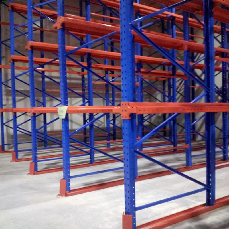 Metal Storage Rack Shelf Drive In Pallet Rack Heavy Storage Goods Rack