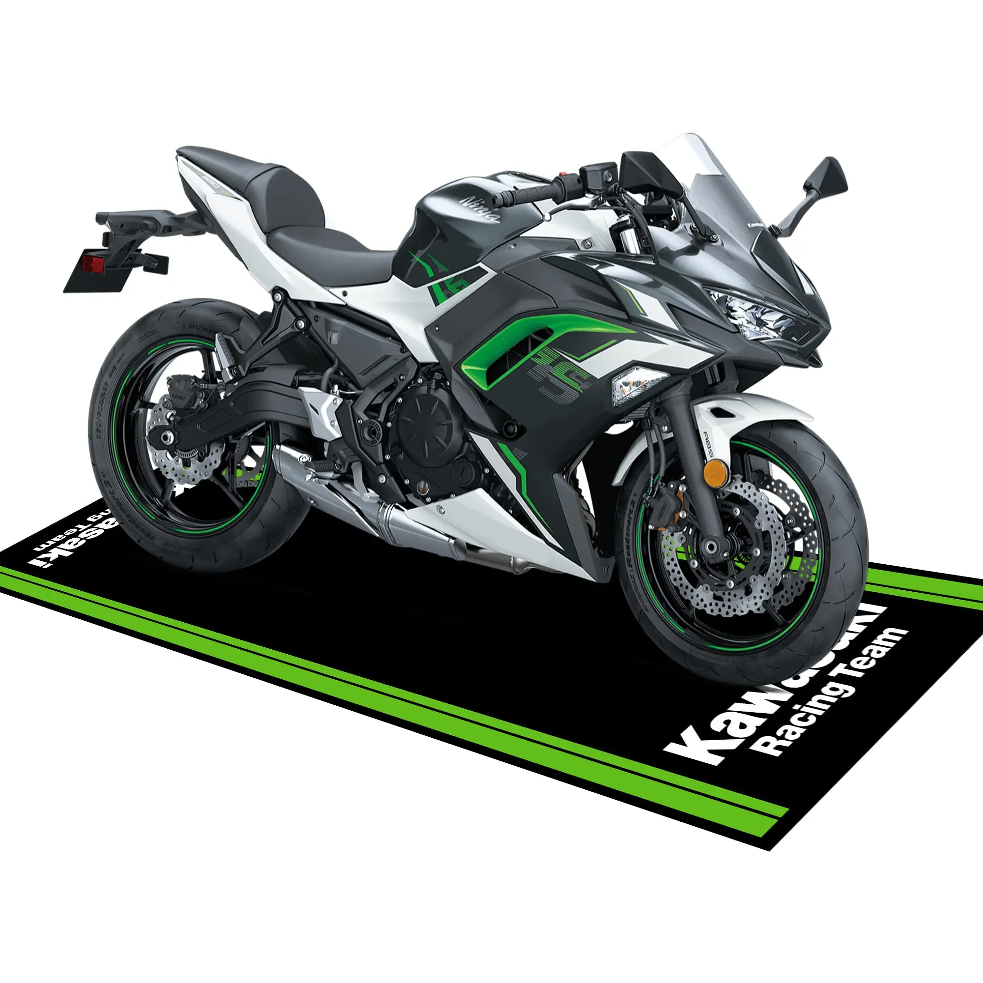 Custom Design logo Oil Resistant Locomotive mat Garage Parking Mats for Motorcycle Absorbent Pad Layer Protects Floor mats