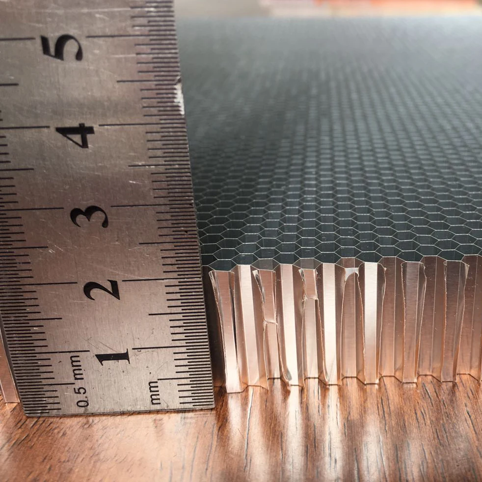 0.06mm foil thickness  Aluminum Honeycomb Core for air filter