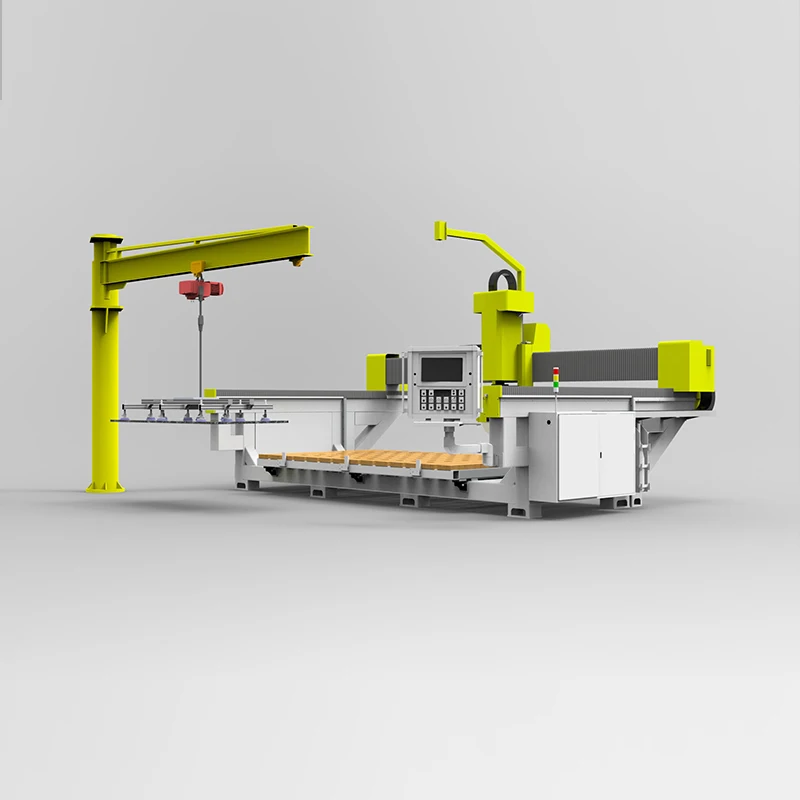 Новая модель Cnc маршрутизатор с твердым камнем 5 оси каменный мост резки