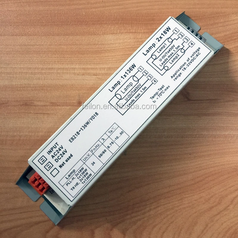 Customized EB218 36w fluorescent lamp ballast hot sale AC24V electronic ballast