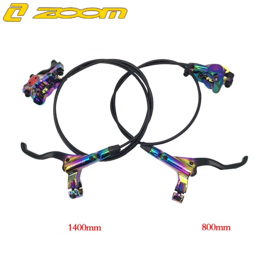 HB875 ZOOM Rainbow Colorful MTB Oil Braking Mountain Bike Disc Rotor Brake Bicycle Hydraulic Brake