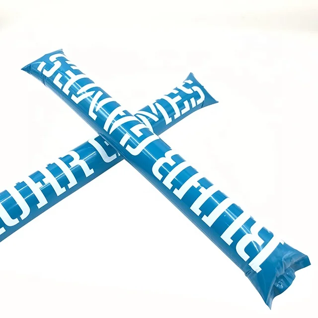 
Top Quality Custom Printed Inflatable Balloon Cheering Sticks For Soccer 