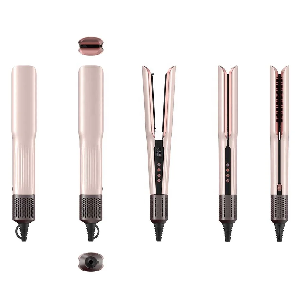 Versatile Wet To Dry Hair Straightener - Air Flat Iron & Blow Dryer for Quick & Smooth Results