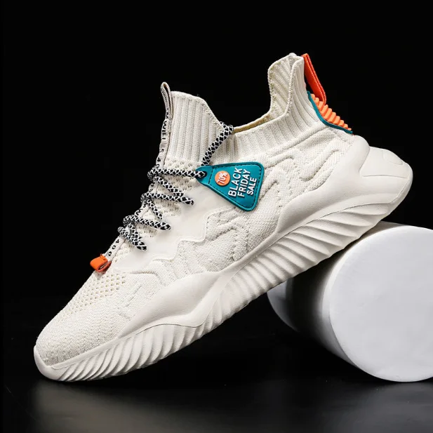 free shipping black stylish sneaker outer soles sports casual joggers flat stylish track  for men shoes sneakers