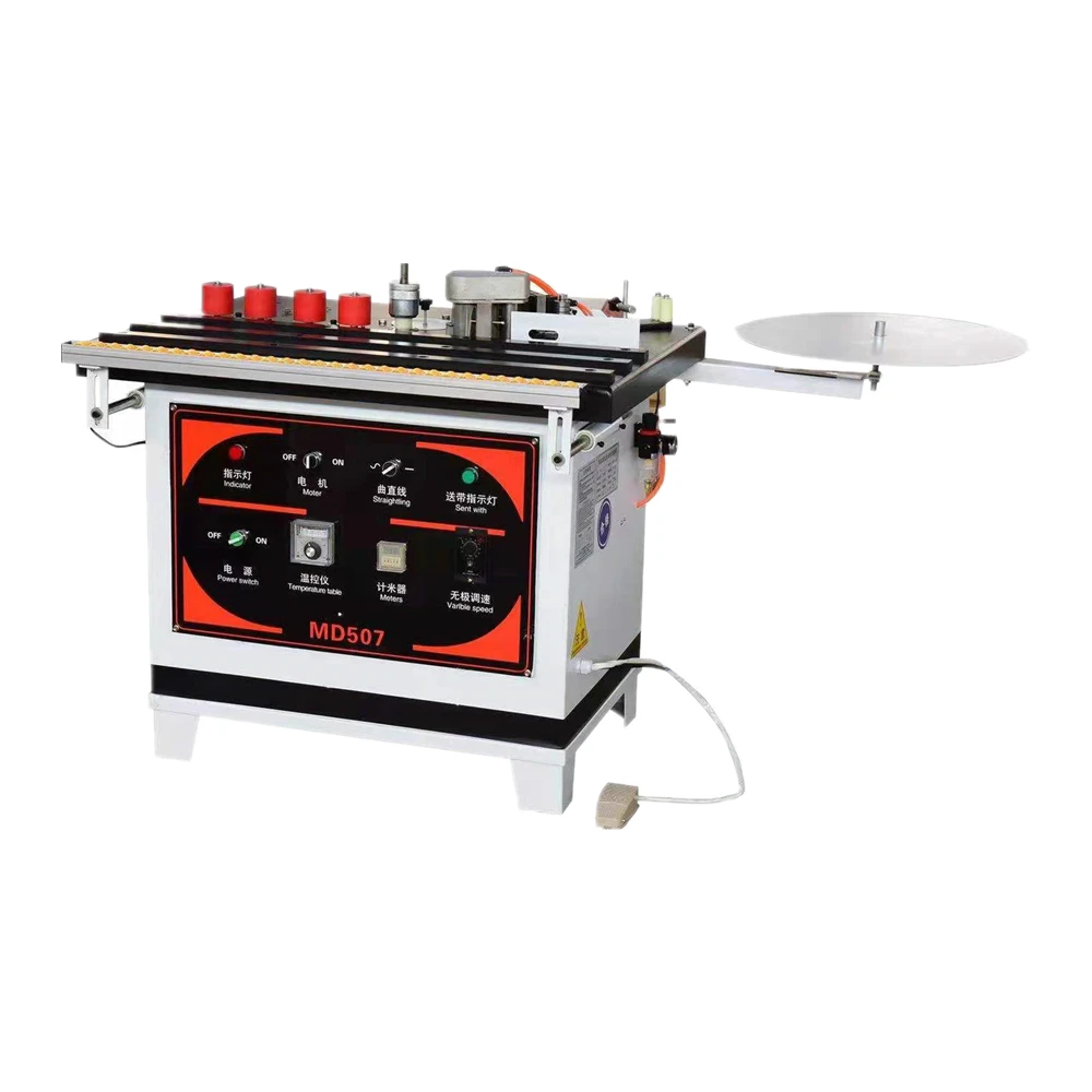 Woodworking automatic Machinery Steel Worktable Manual PVC Edgebander Edge Banding Machine