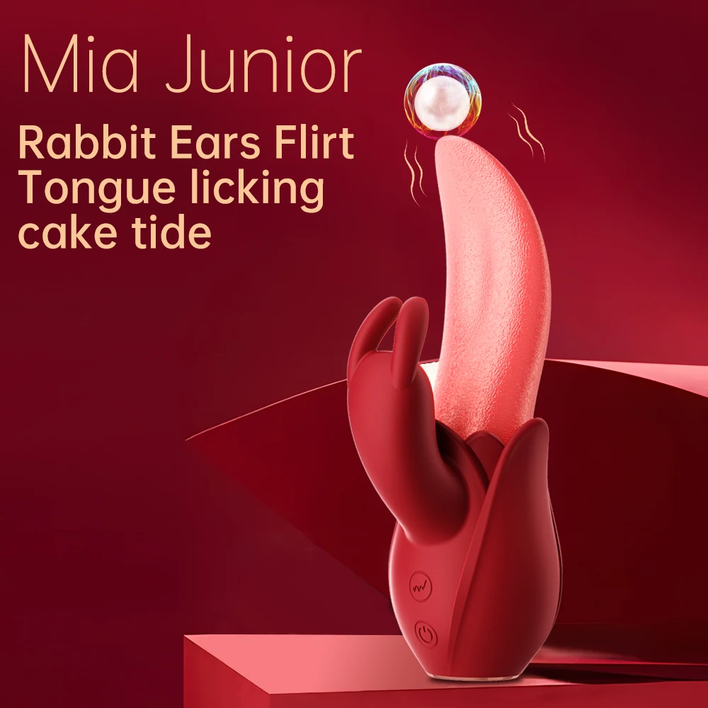 Wholesale OEM Rabbit Vagina G Spot Nipple Clitoral Stimulation Tongue Licking Vibrator Sex Toys For Woman