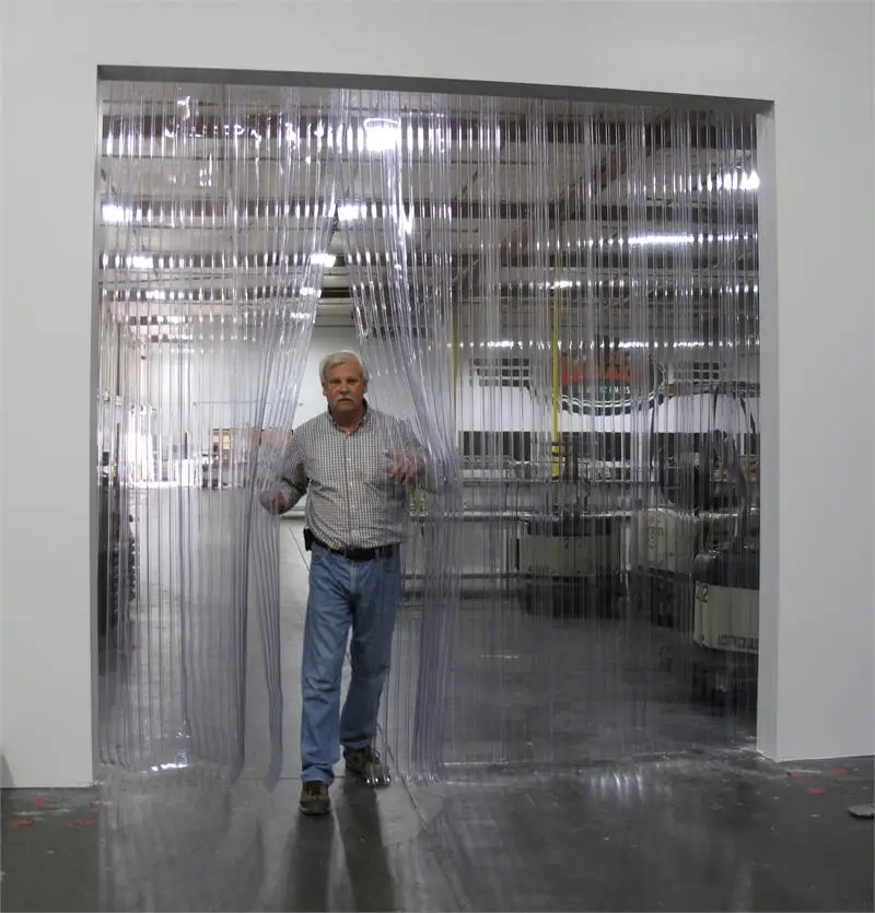 Cold Room 3m Length 2mm Thickness 20cm Width Clear PVC Strips Transparent Curtains