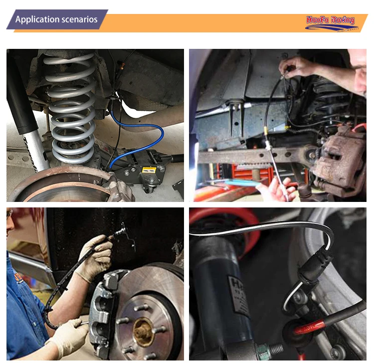 Custom an3 3.2mm 1/8' 7.5mm universal motorcycle stainless steel braided ptfe clutch brake cable tube line fuel hose