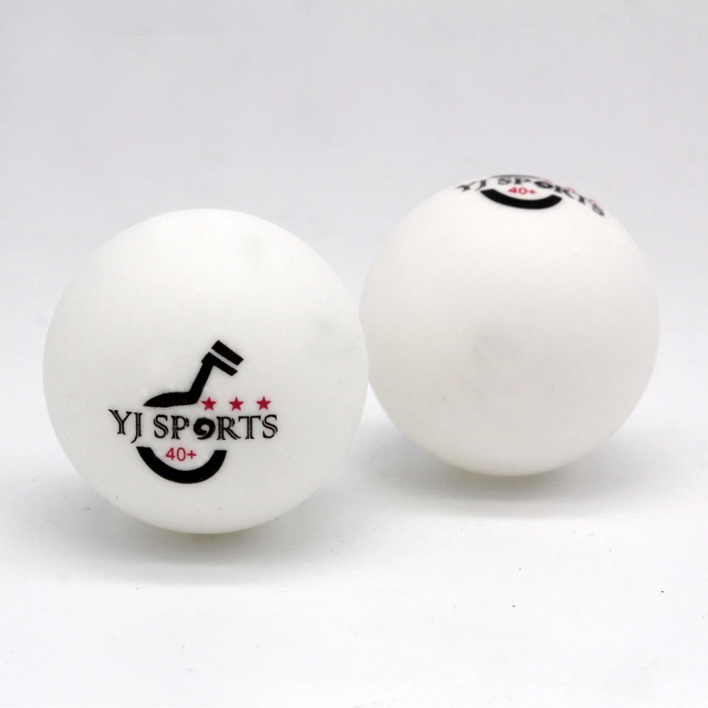 Мячи для настольного тенниса YJsports из белого АБС-пластика 40 + тренировочные мячи пинг-понга 3 звезды оптовая