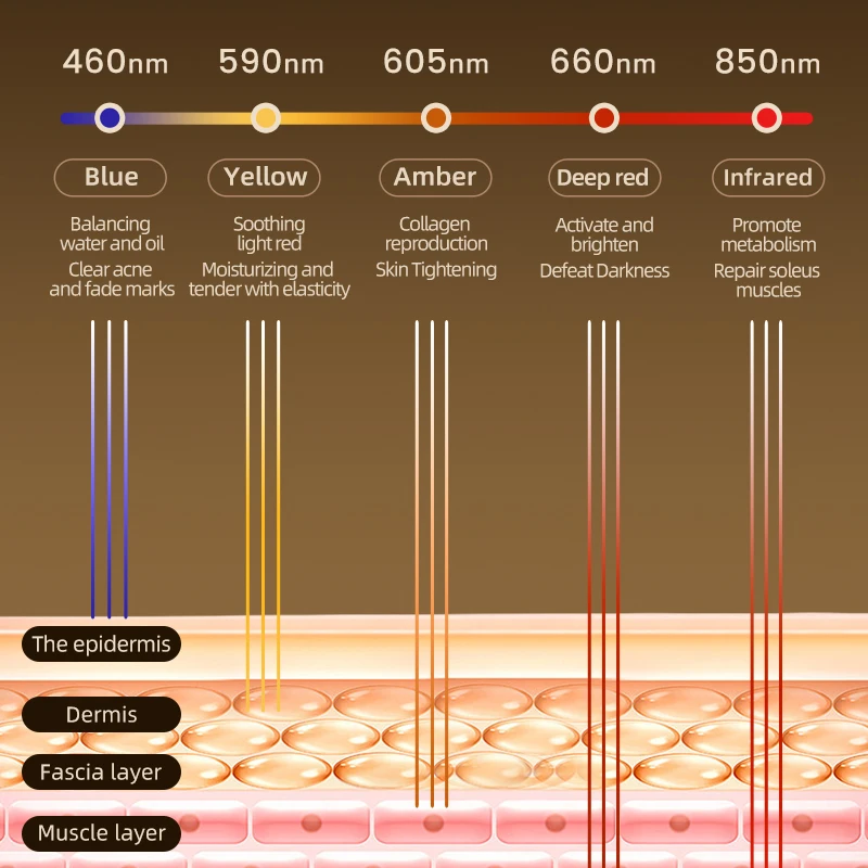 High Quality Full Body Skin Rejuvenation   Led Beauty Device 660nm 850nm Near Infrared Led Red Light Therapy Panel for Home Use