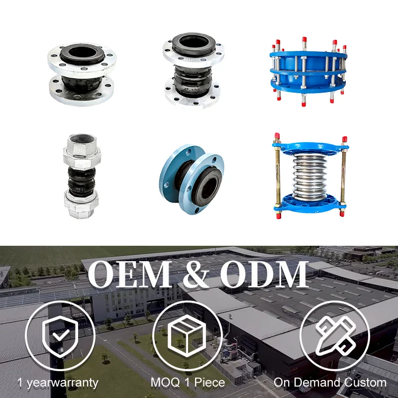 Waterstop Petrochemical Flexible Single Ball Sphere Epdm Bellow Rubber Seal Expansion Joint  With Double Sphere