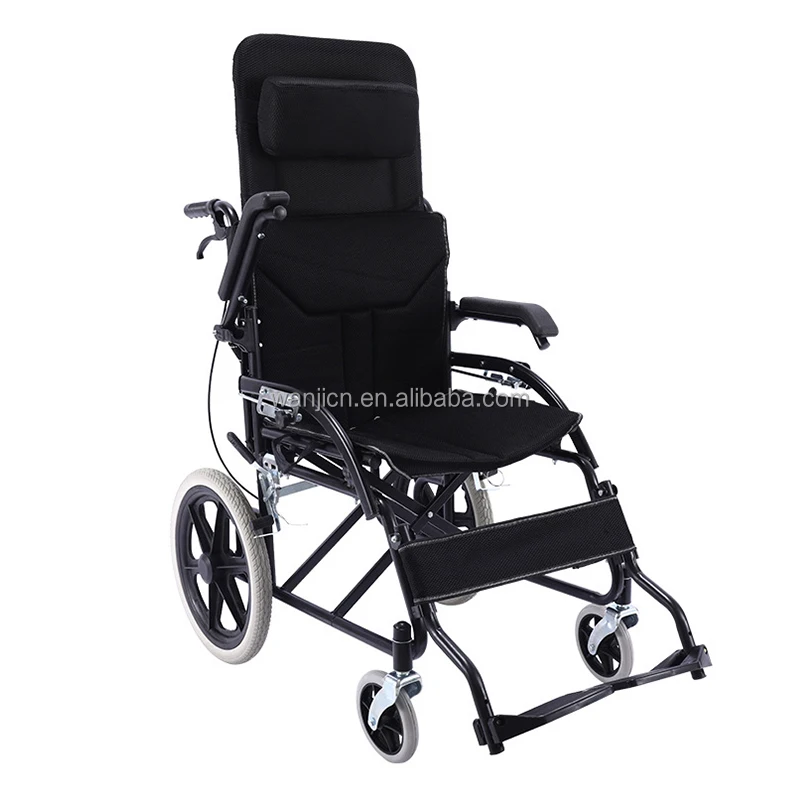 China Manufacturers Custom Manual Semi-recumbent Adjustable All Terrain Wheelchair