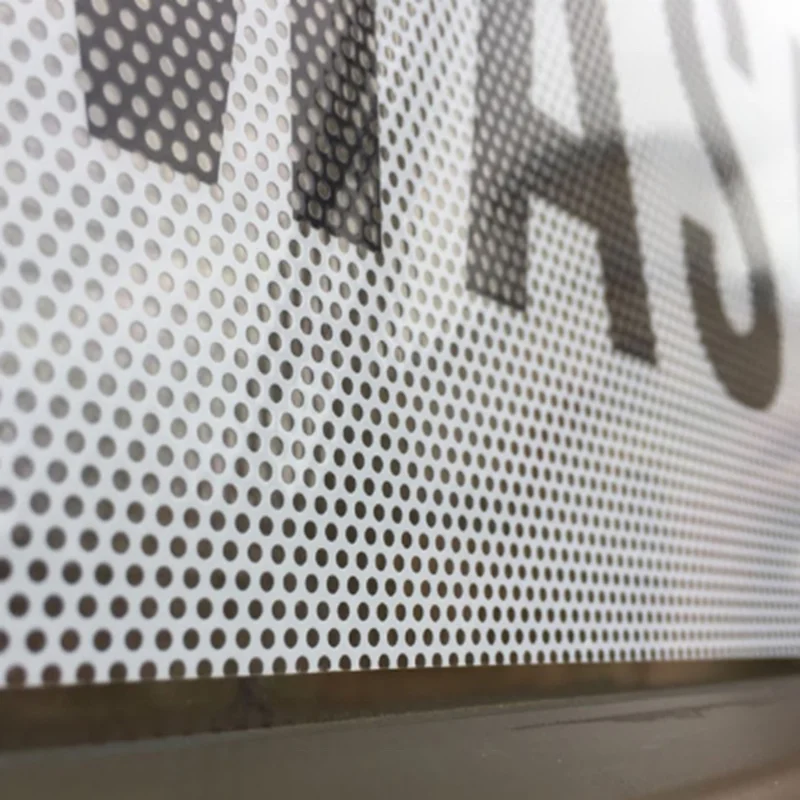 JoySign Advertising Perforated Vinyl Film One Way Vision