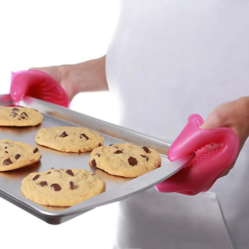 
Heat Resistant 5-Finger Silicone Oven Mitt Gloves Silicone Baking Oven Mitts 