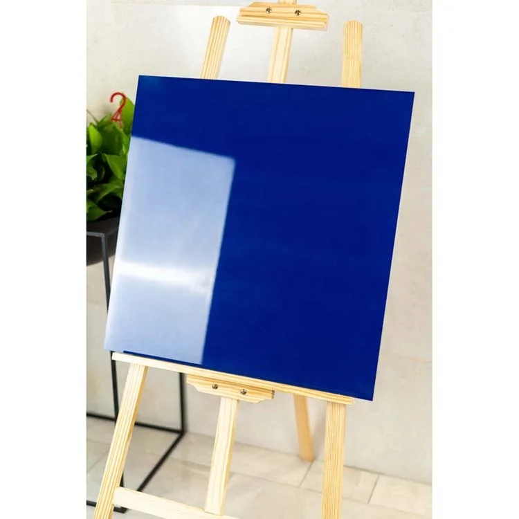 Dark blue children room Polished glossy Wall and Floor Tile Pure Color 60*60 cm ceramic Tile