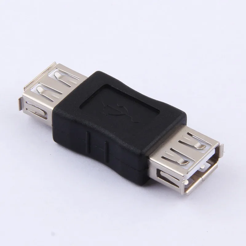Vnew top selling Nickel Plated USB A female to A female adaptor Connector for LAPTOP