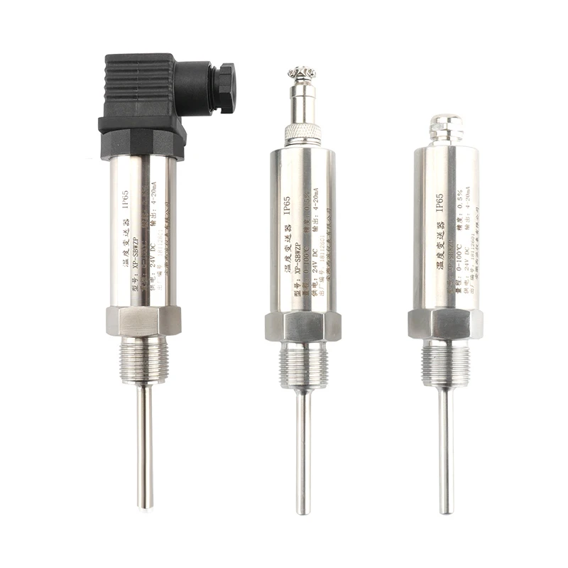G1/2 PT100 Pt1000 Temperature Sensor High Accuracy 4-20ma Temperature Transmitter