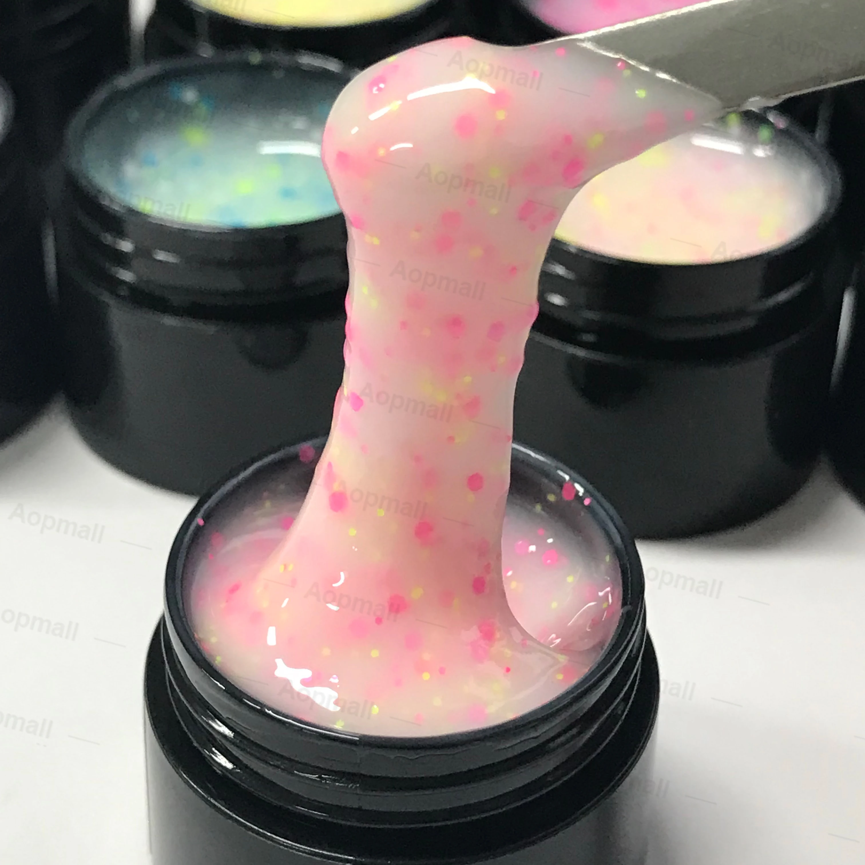 AOPMALL new arrival cream builder extension gel uv gel nail polish for nail art