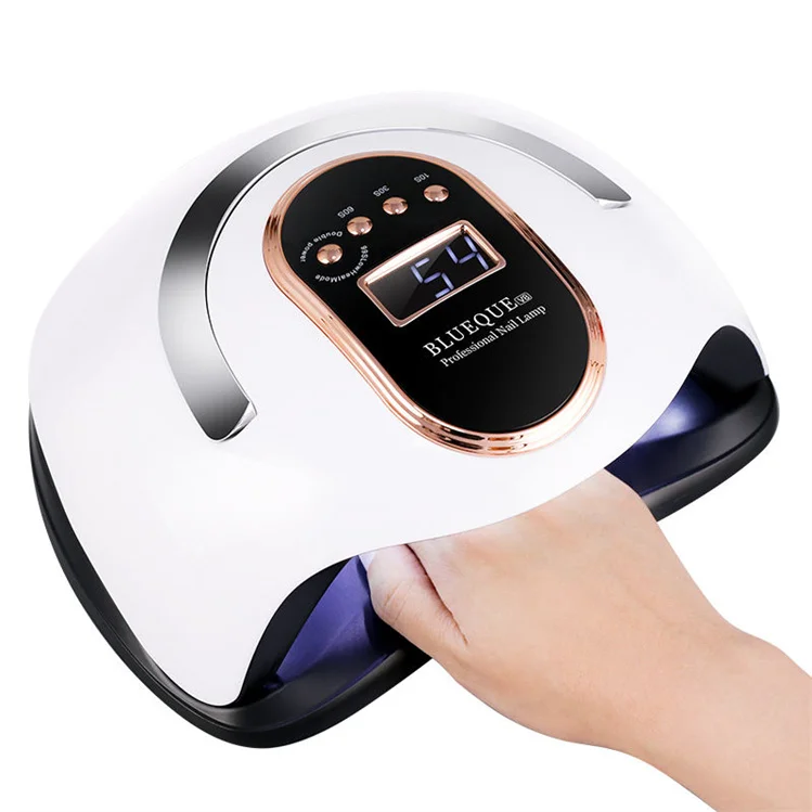 Professional 168W High Power UV Lamp Portable Manicure Lamp UV Led Nail Lamp with 4 Timer Setting and Automatic Sensor
