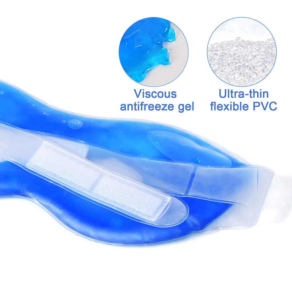wholesale custom logo travel sleep cooling medical gel eye mask