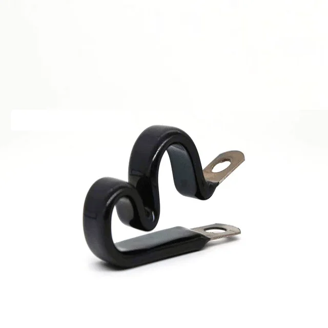 
Rubber Lined R Type Cushioned Clips Fixing Hose Clamp cable clamps rubber lined clip 