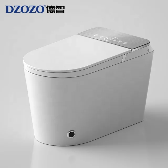 Wholesale Price White One piece S trap Sink Combo Bidet Attachment Intelligent Smart Toilet