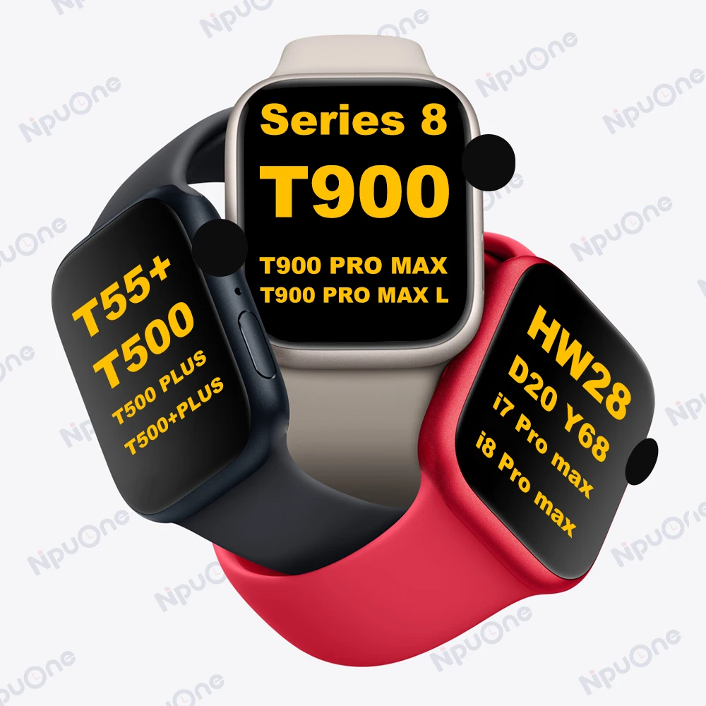 Смарт-часы t500 plus серии 6 t55 7 pro max i7 часы 8
