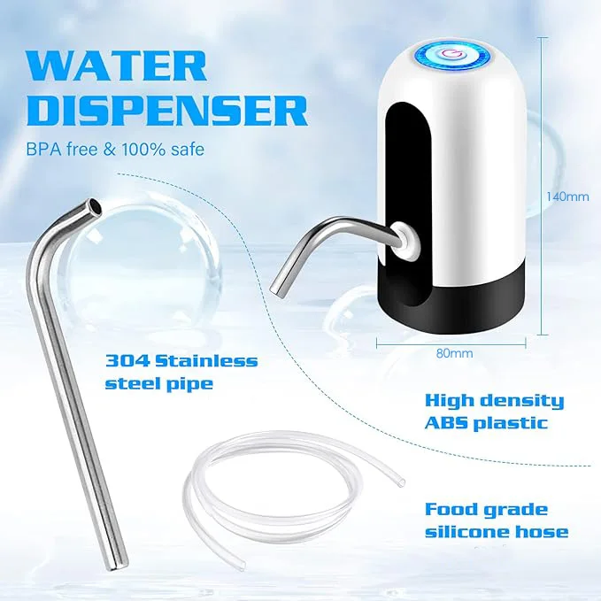 Automatic Drinking Water Portable Electric Drinking 19 Liter 20L USB Charging Water Pump for Bottle