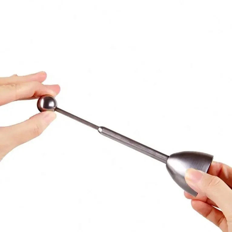 Egg Topper Cutter Cracker for Hard/Soft Boiled Eggs Shell Top Knocker Opener Stainless Steel Egg Separator Divider Kitchen Tool