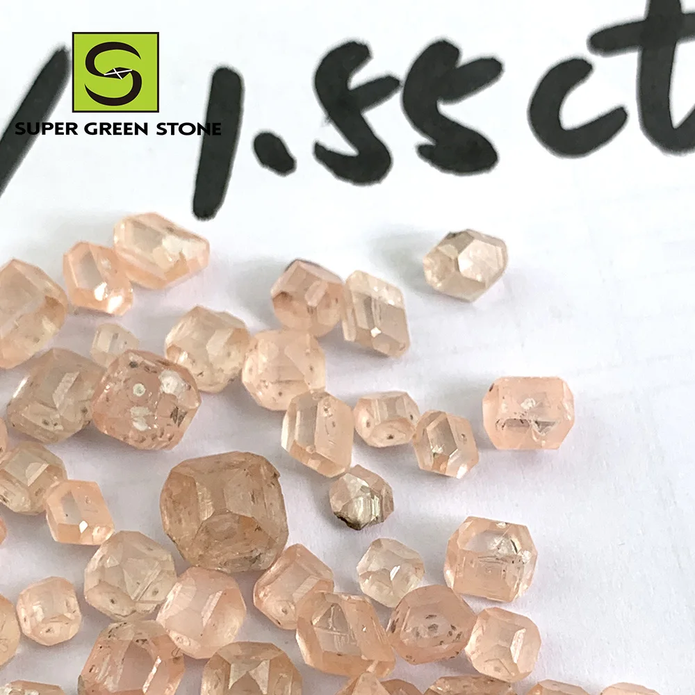 Оптовая продажа розовый большой размер HPHT CVD лабораторный Выращенный синтетический необработанный алмаз SuperGS