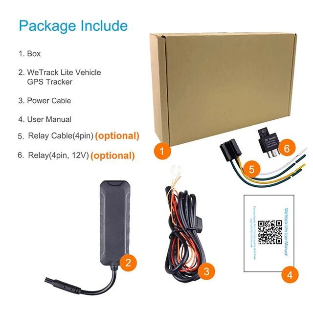 Accurate Wetrack lite GV25 mini hidden jimi track solid vehicle concox ET25 gps tracker with engine shut off