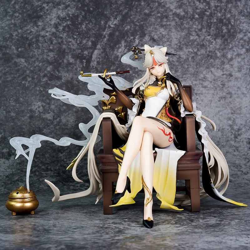 19cm Genshin Impact Ningguang Anime Action Figure Figurine