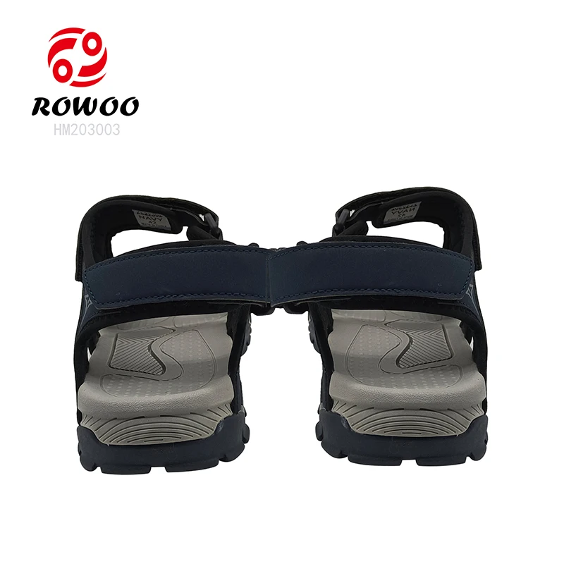 Wholesale Large Size Men Casual Sandals Handmade PU/Genuine Leather Sports Shoes