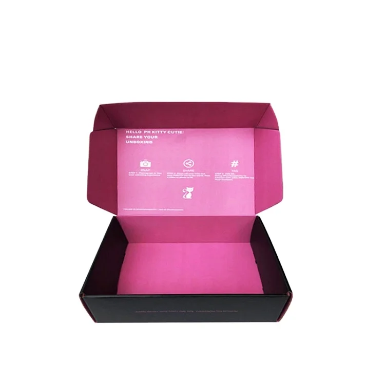 A5 E-Commerce Packaging Small Printed White Round Mail Mailer Paper Shipping Boxe With Logo For Christmas Gift Package Shipping