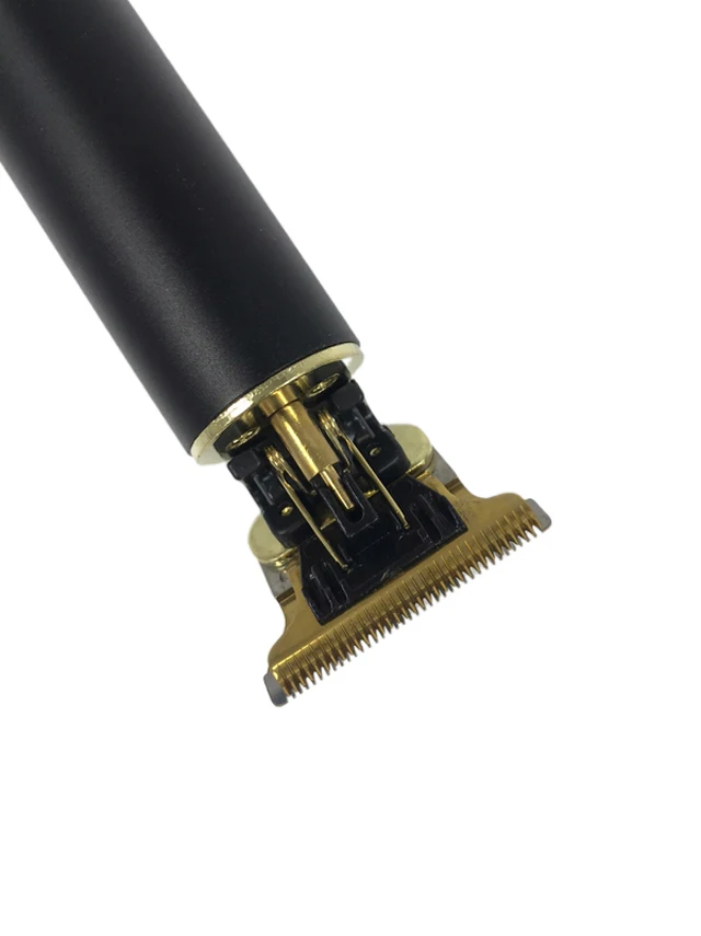 
Black golden LCD screen portable electric USB rechargeable hair trimmers professional haircut sculpture hair clipper 