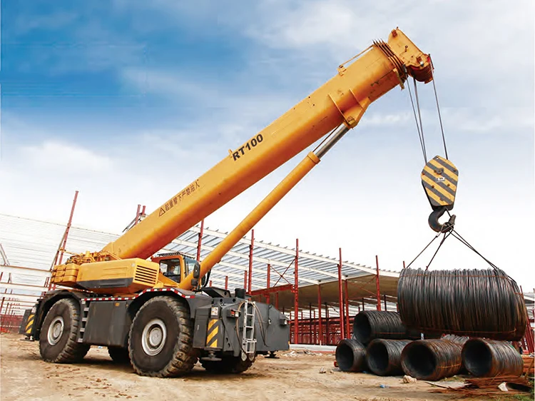 Rough Terrain Mobile Crane XCR90 90ton Rough Terrain Crane Hydraulic Telescopic Boom 63.1m