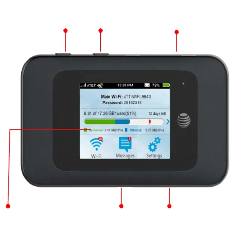 ZTE MF985 Australian version 4G LTE Mobile wifi Hotspot GSM unlocked FDD 700/900/1800/2100/2600 PK ac810s