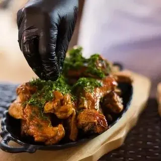 Restaurant cleaning room nitrile protective gloves wholesale food grade gloves nitrile black safety gloves