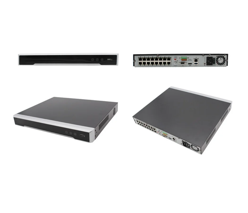 Hik-vision 4K NVR-16CH DS-7616NI-I2/16P POE 1U16 Surveillance Two-way Audio Embedded Plug&Play UP to 2ch@12MP/16ch@1080 Capacity