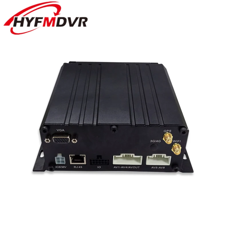 HYF hot sale 6 channel car bus mdvr 4g gps vehicle hard disk mobile dvr with free cmsv6