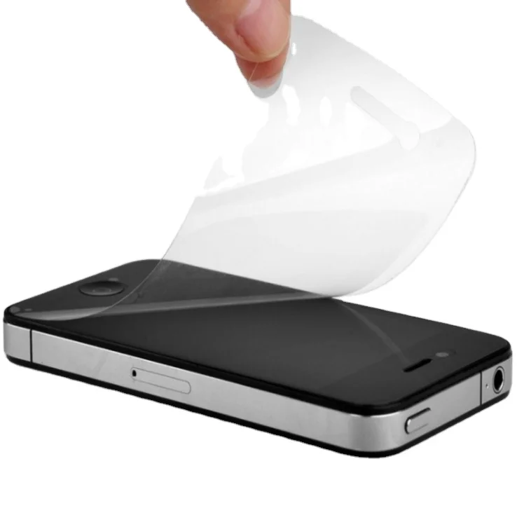 Electronic Die Cutting Silicone Coated Pet Mobile Screen Protector For Plastic Or  Protection Film