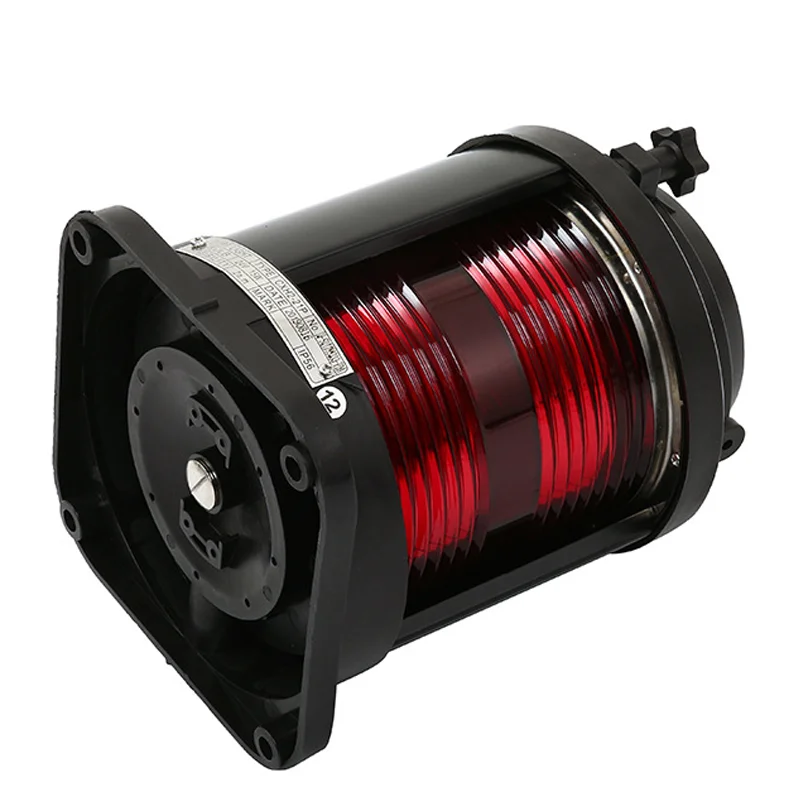 Marine navigation light single deck port light red