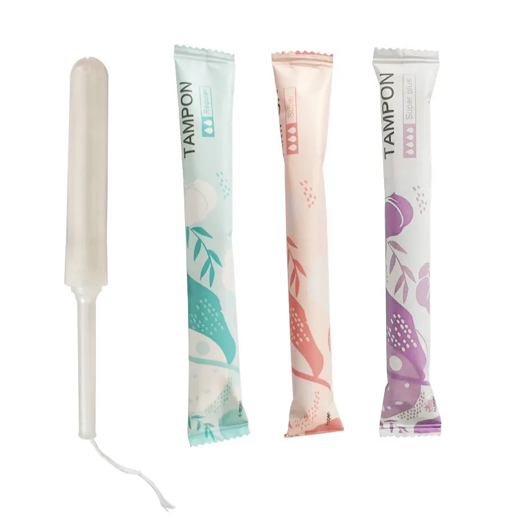 High quality 100% recyclable NO ALLERGY Medical Grade custom organic eco natural tampons