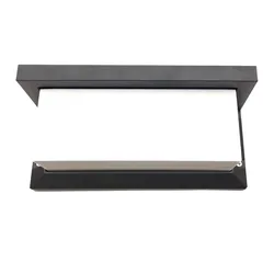 Hot sale bathroom side step gallery white black indoor 10 12 watt led wall light