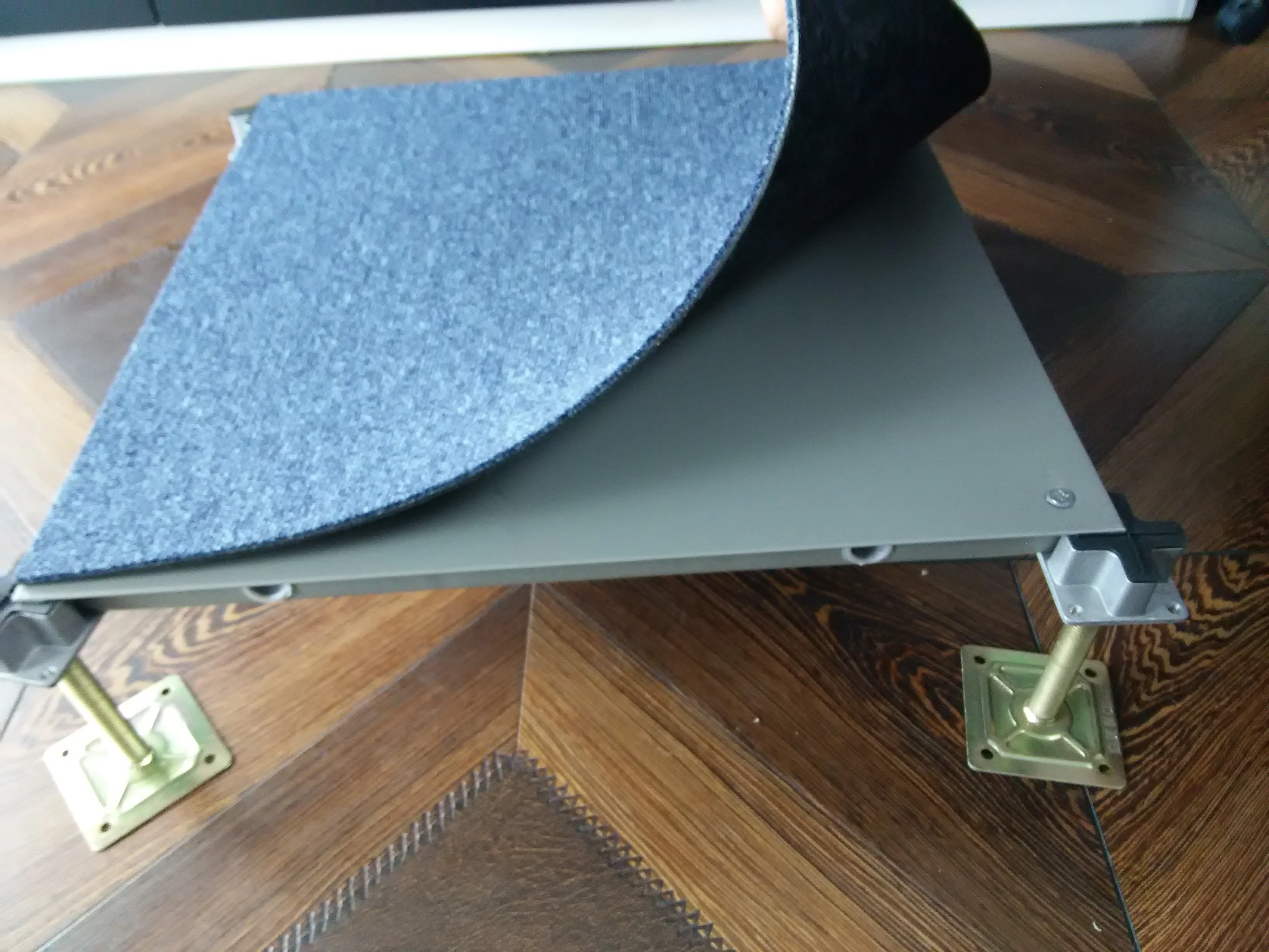 Office carpet floor boxes raised floor