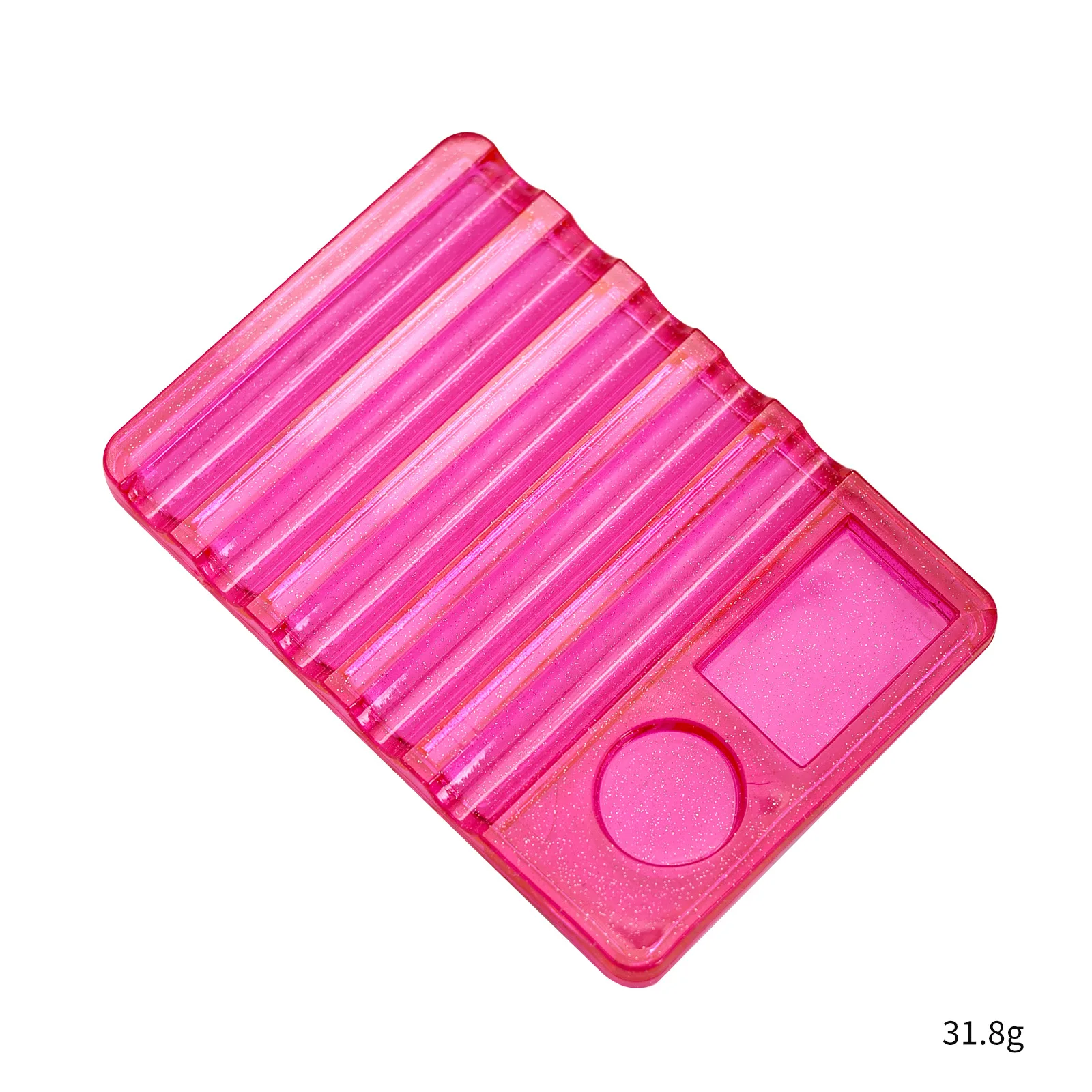 Оптовая продажа новые тренды инструменты для маникюрного салона 5 сеток пластиковая акриловая кисть ногтей палитра цветов держатель кистей