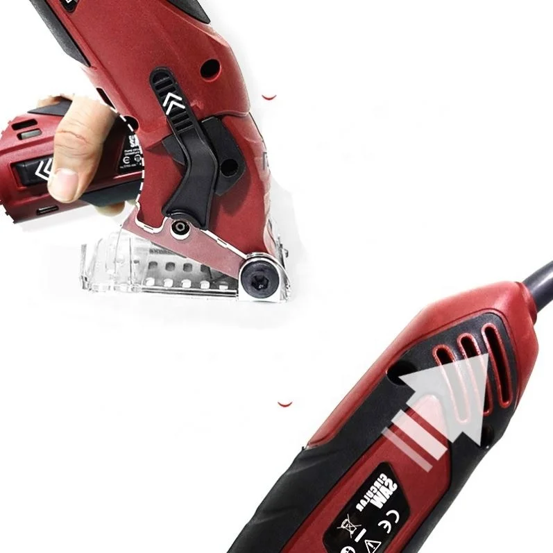 Multifunctional Mini Saw Cutting Machine With Safety Switch Anti-Slip Handle 400W Electric Circular Saw Chainsaw